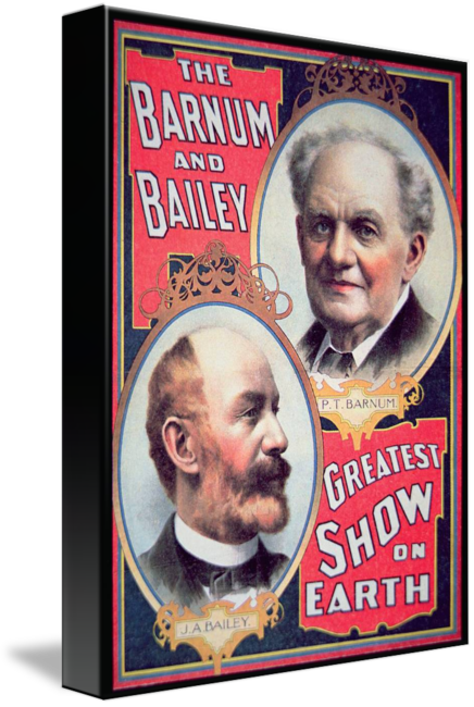 PT Barnum the greatest show on Earth poster