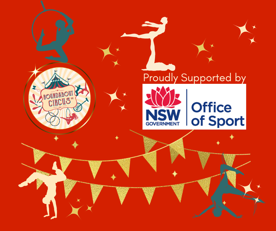Roundabout Circus present Active Fest proudly supported by the NSW Government office of Sport and Recreation